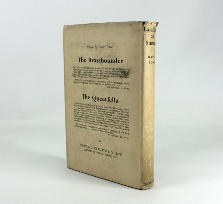 Landfall at Sunset by David Bone, 1955, signed copy
