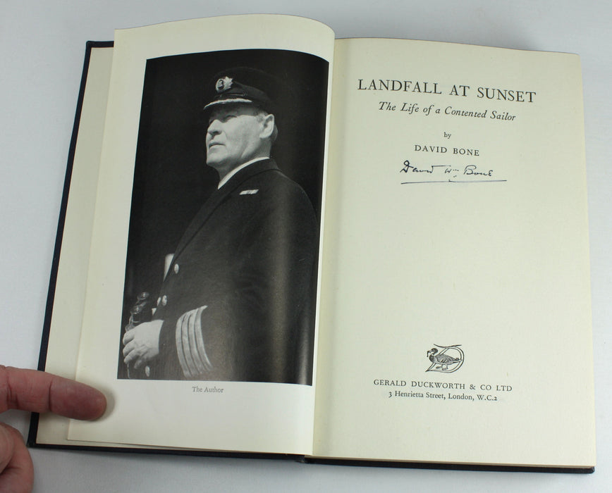 Landfall at Sunset by David Bone, 1955, signed copy