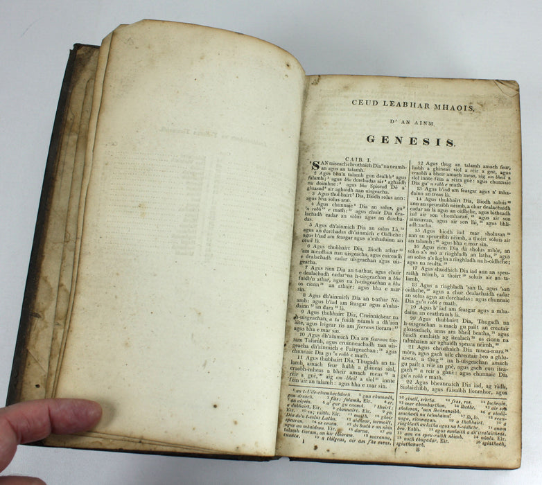 Gaelic Bible - Leabhraichean an T-Seann Tiomnaidh Agus An Tiomnaidh Nuaidh, 1821