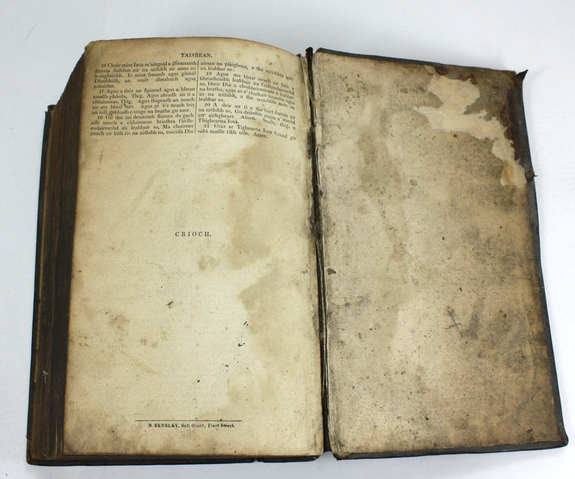Gaelic Bible - Leabhraichean an T-Seann Tiomnaidh Agus An Tiomnaidh Nuaidh, 1821