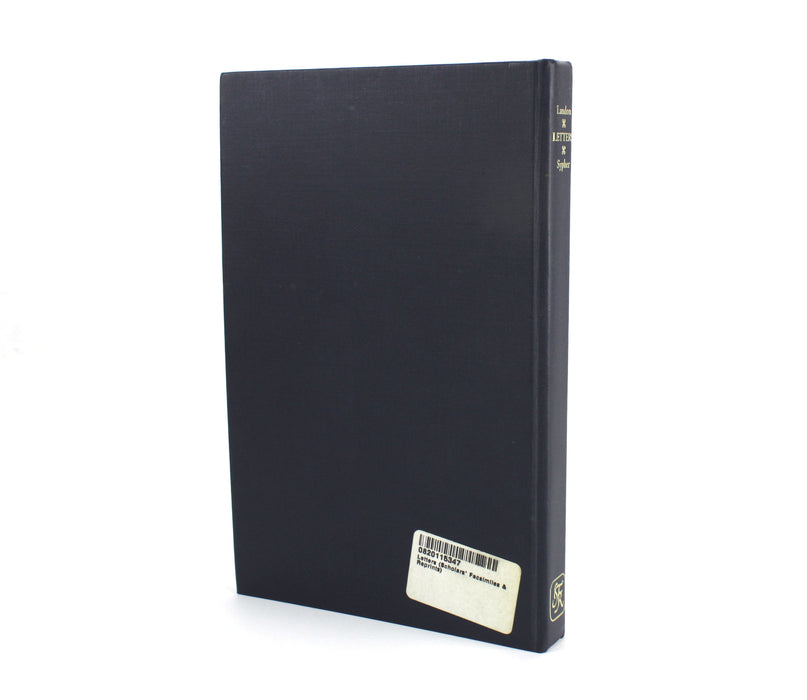 Letters by Letitia Elizabeth Landon (L.E.L.), edited by F.J. Sypher, 2001