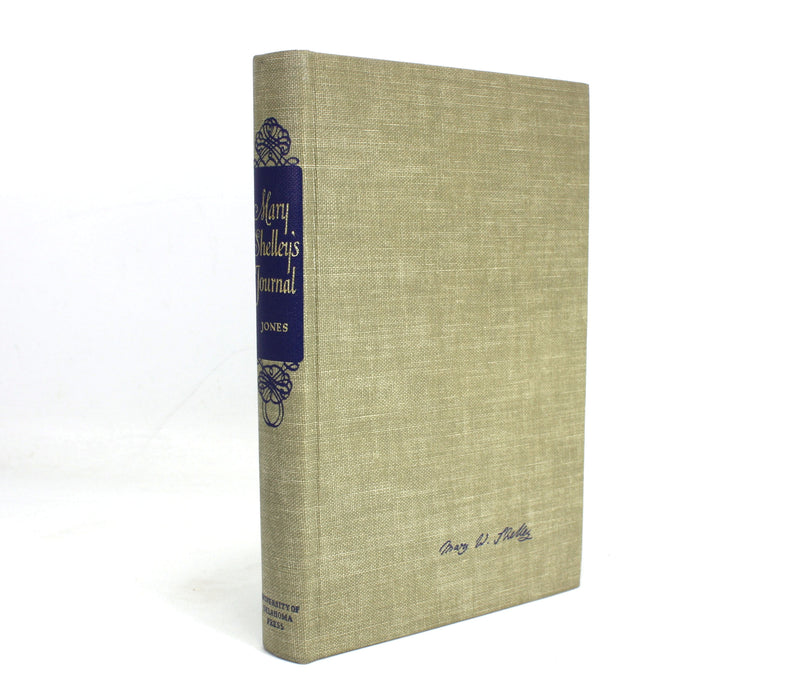 Mary Shelley's Journal, Frederick L. Jones, University of Oklahoma Press, 1947