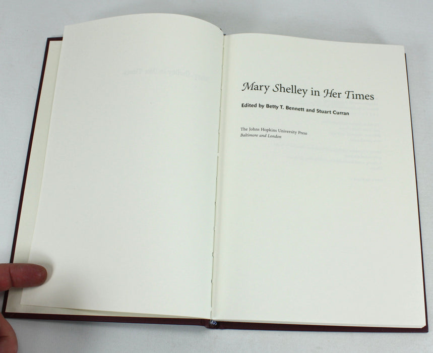 Mary Shelley in Her Times, Betty T. Bennett & Stuart Curran, John Hopkins, 2000