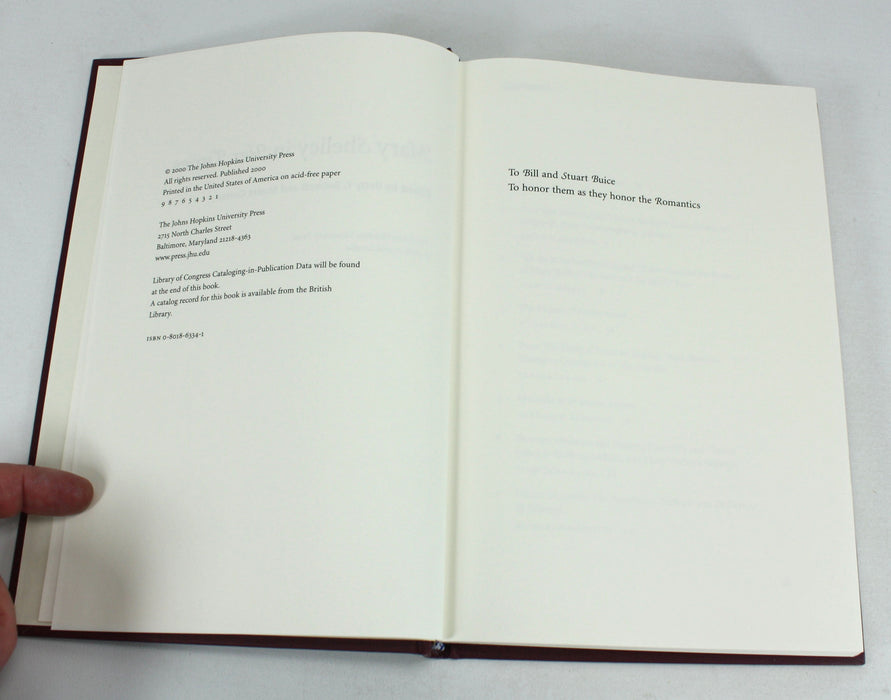 Mary Shelley in Her Times, Betty T. Bennett & Stuart Curran, John Hopkins, 2000