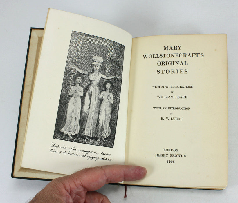 Mary Wollstonecraft's Original Stories, Lucas, William Blake illustrations, 1906
