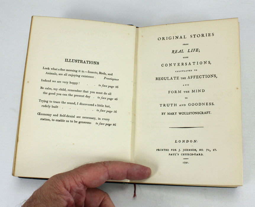 Mary Wollstonecraft's Original Stories, Lucas, William Blake illustrations, 1906