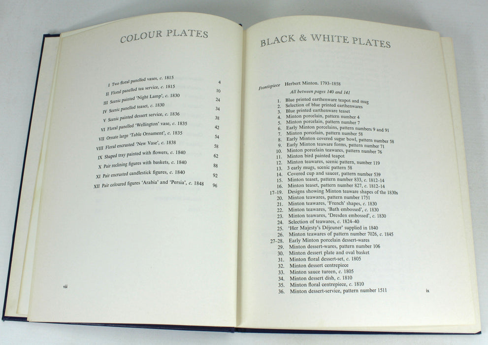Minton Pottery & Porcelain of the First Period, 1793-1850, Geoffrey A Godden