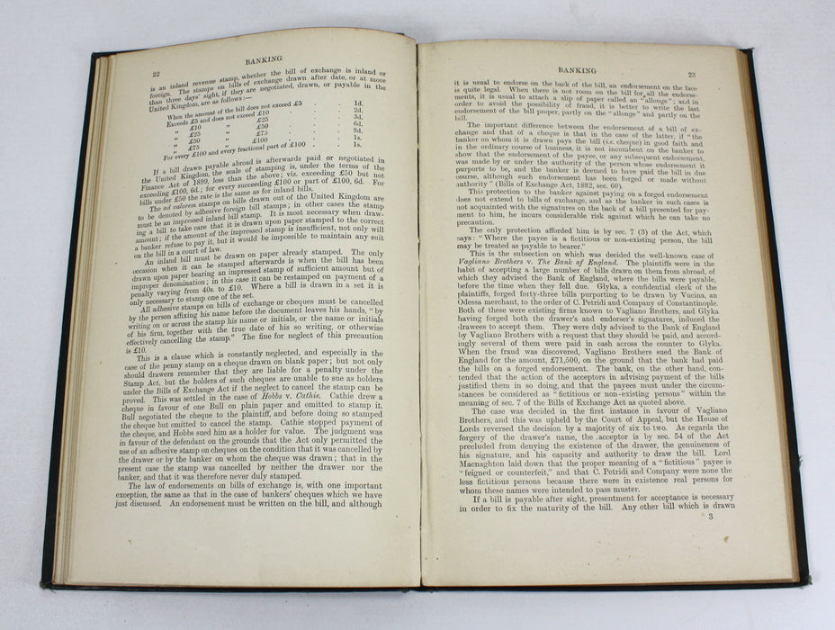 Notes on English and Foreign Banking, Sykes, Cary and Clark, 1904