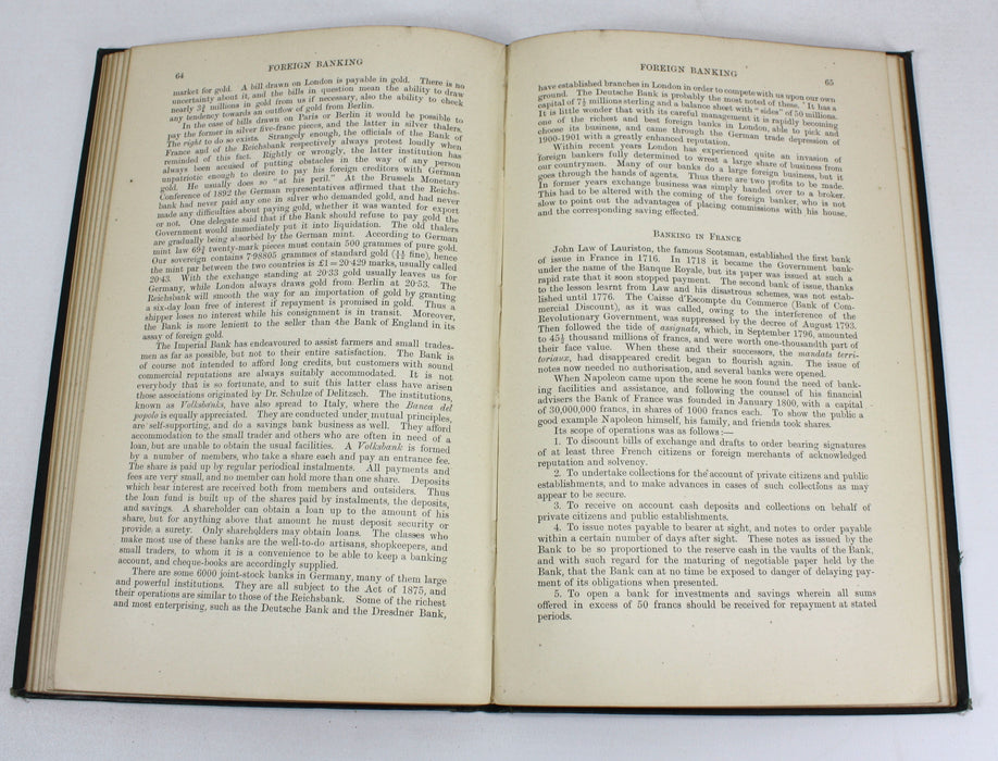 Notes on English and Foreign Banking, Sykes, Cary and Clark, 1904