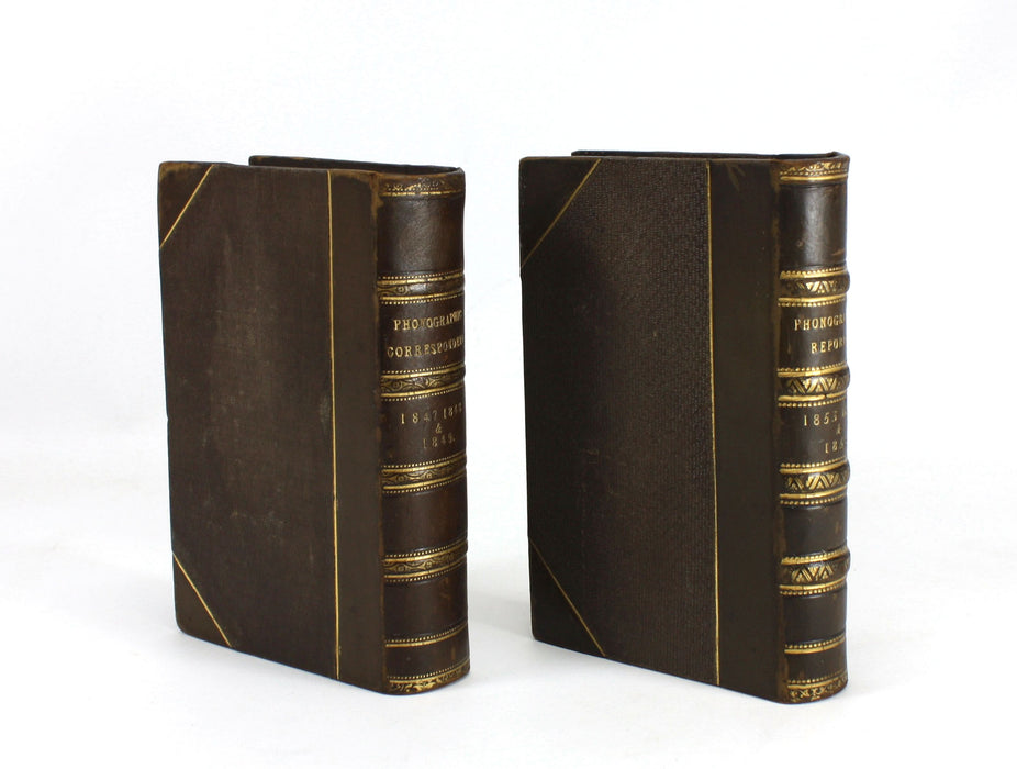 Fonografic Corespondent & Phonographic Reporter, 2 volumes, 1847-1855.