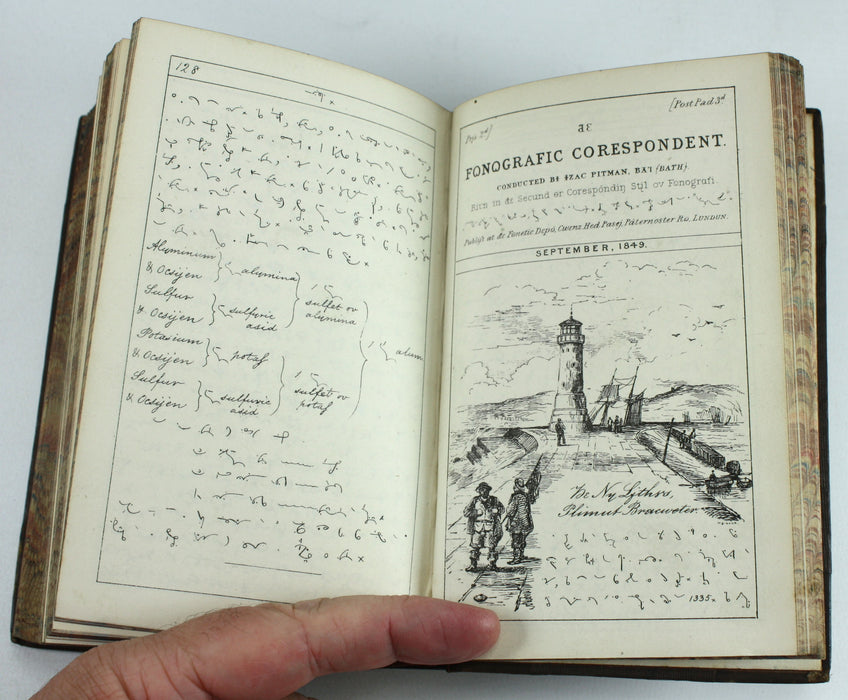 Fonografic Corespondent & Phonographic Reporter, 2 volumes, 1847-1855.