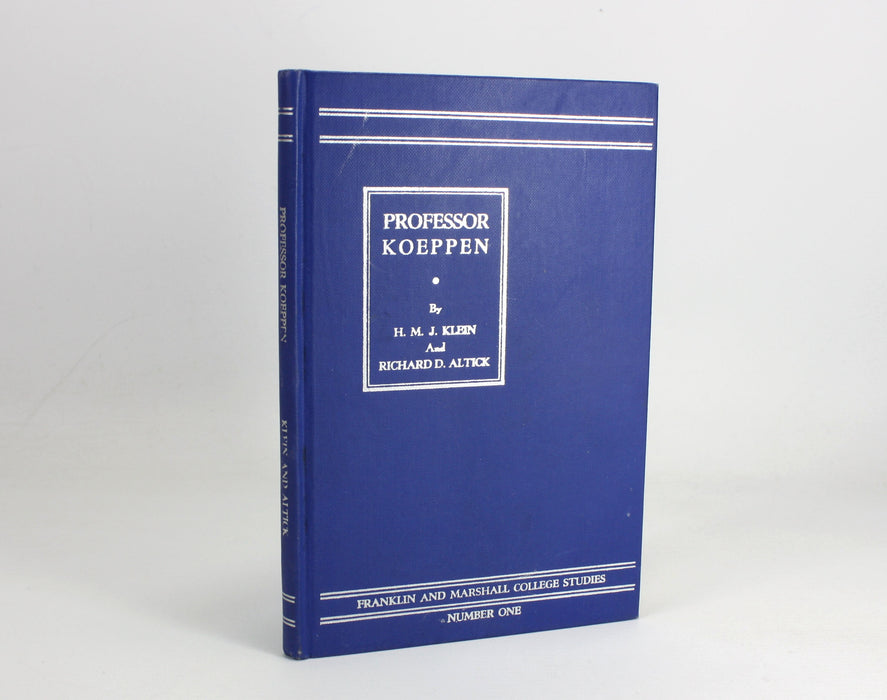 Professor Koeppen; The Adventure of a Danish Scholar in Athens and America, Klein & Altick, 1938