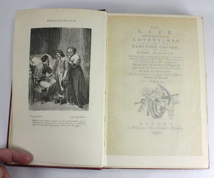 The Life and Strange Surprising Adventures of Robinson Crusoe, 3 Volume limited edition set, 1925