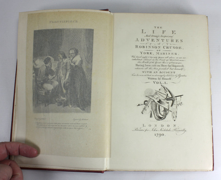 The Life and Strange Surprising Adventures of Robinson Crusoe, 3 Volume limited edition set, 1925