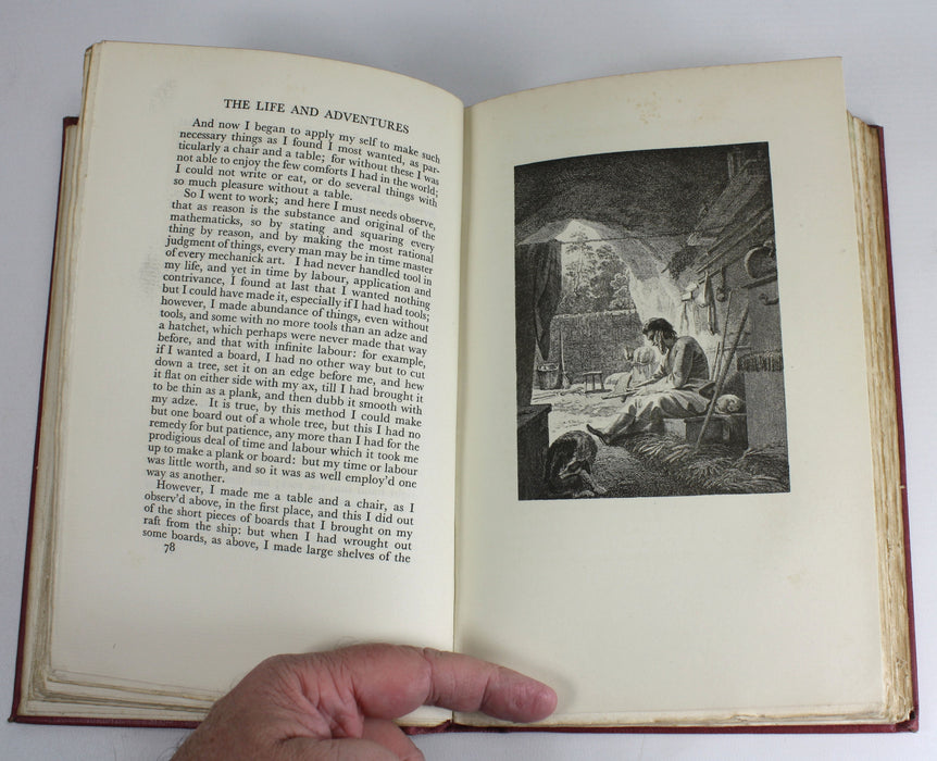 The Life and Strange Surprising Adventures of Robinson Crusoe, 3 Volume limited edition set, 1925