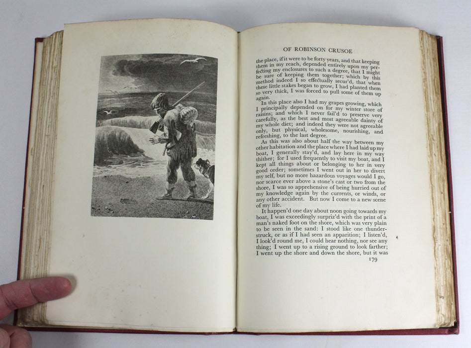 The Life and Strange Surprising Adventures of Robinson Crusoe, 3 Volume limited edition set, 1925