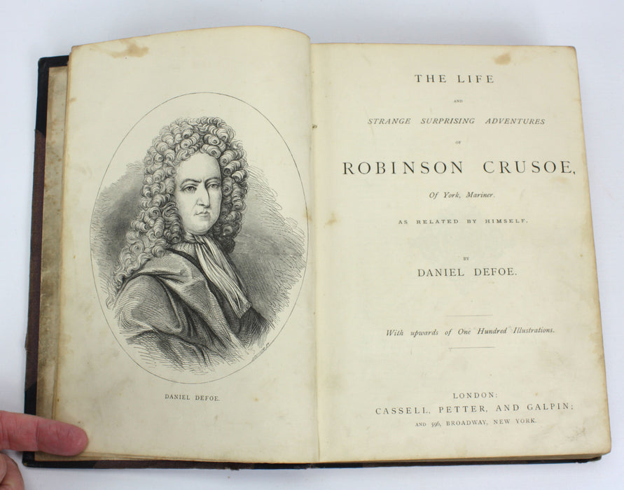 Robinson Crusoe, Daniel Defoe, c. 1864