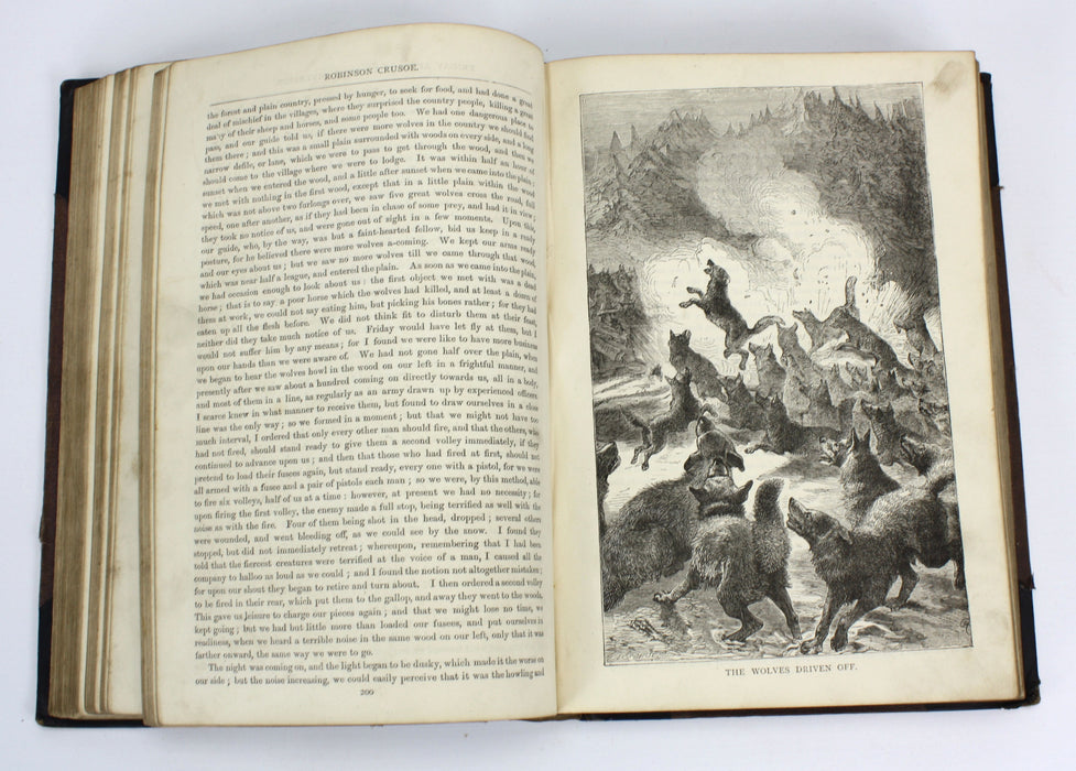 Robinson Crusoe, Daniel Defoe, c. 1864