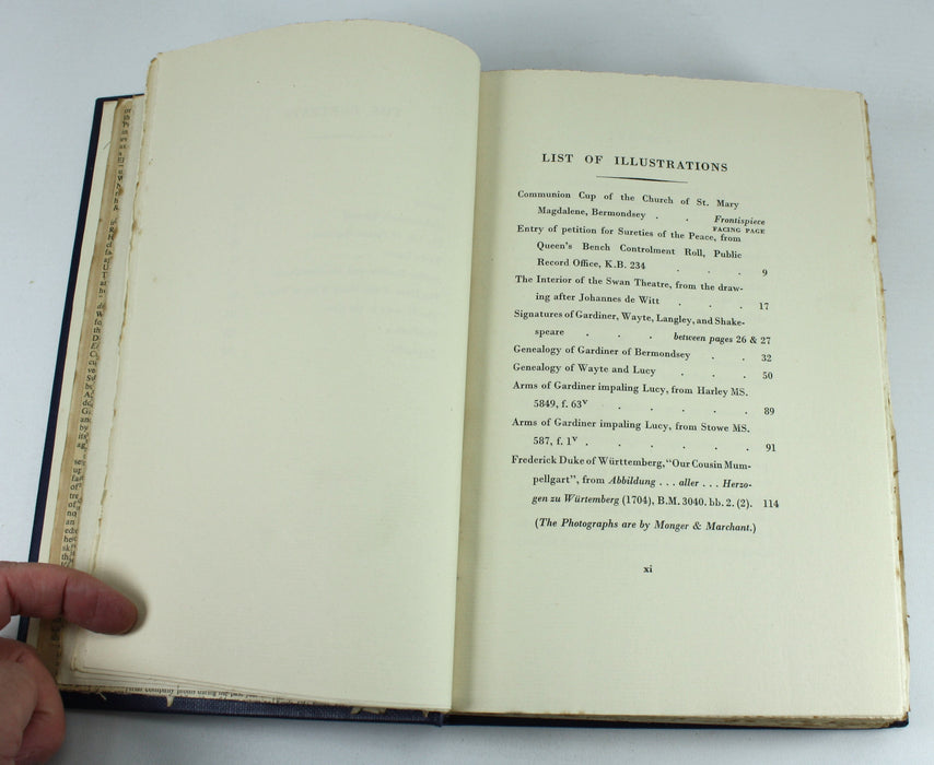 Shakespeare versus Shallow by Leslie Hotson, 1931, Nonesuch Press