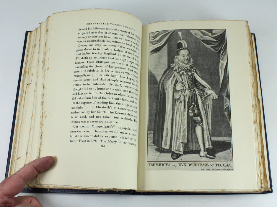 Shakespeare versus Shallow by Leslie Hotson, 1931, Nonesuch Press