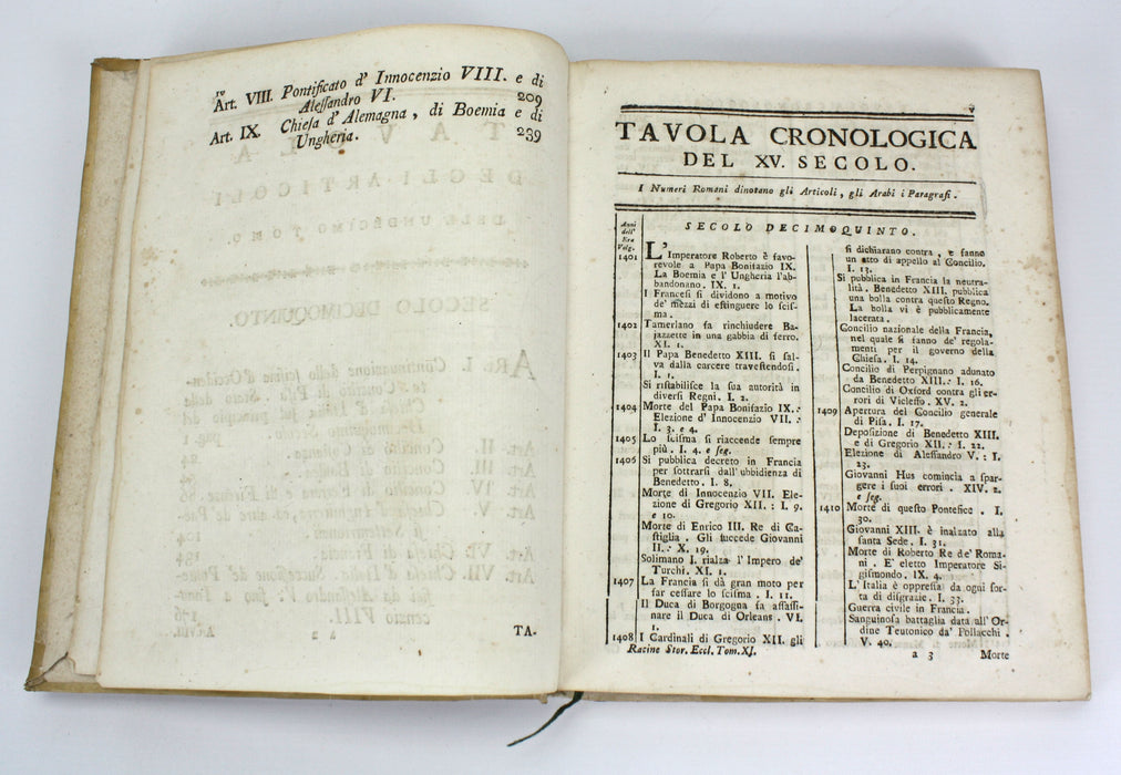 Storia Ecclesiastica, Bonaventura Racine, Dell' Abate Claudio Fleury, 1782