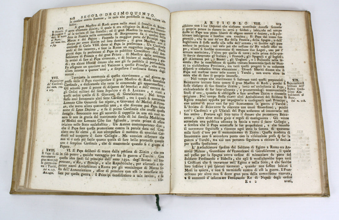 Storia Ecclesiastica, Bonaventura Racine, Dell' Abate Claudio Fleury, 1782
