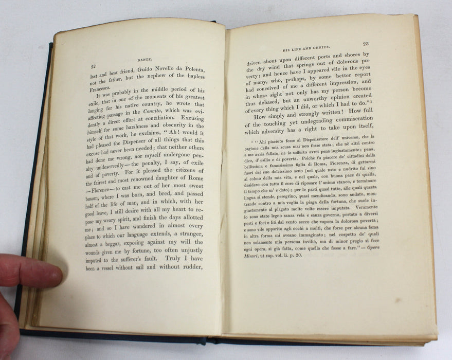 Stories from the Italian Poets, 2 Vols, by Leigh Hunt 1846
