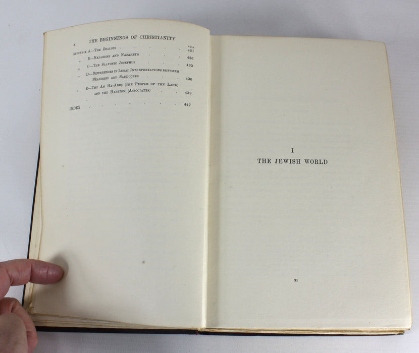 The Beginnings of Christianity; Part I; The Acts of the Apostles, F. Jackson and K. Lake, 4 volume set, 1920-1933
