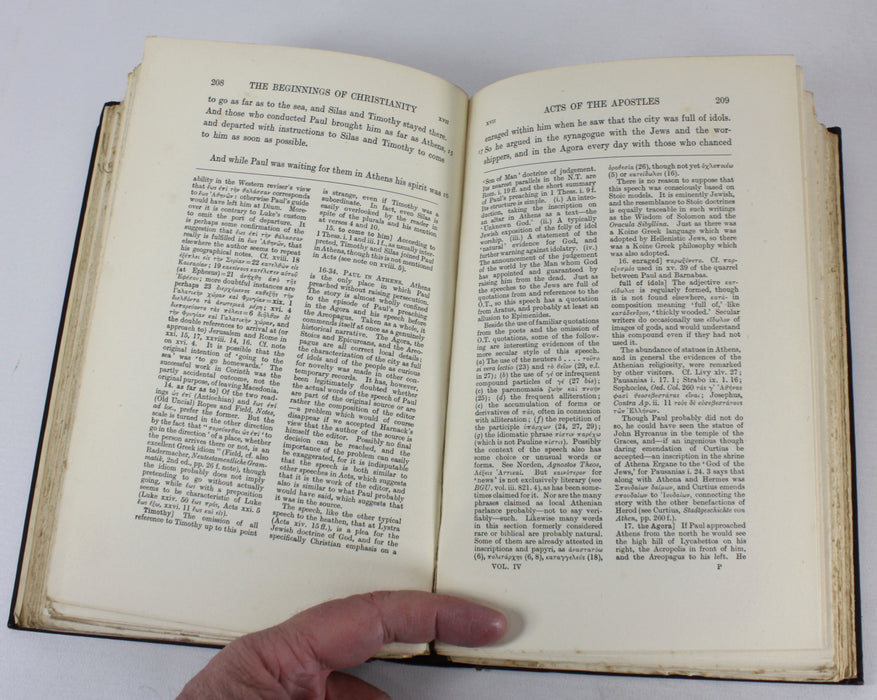 The Beginnings of Christianity; Part I; The Acts of the Apostles, F. Jackson and K. Lake, 4 volume set, 1920-1933