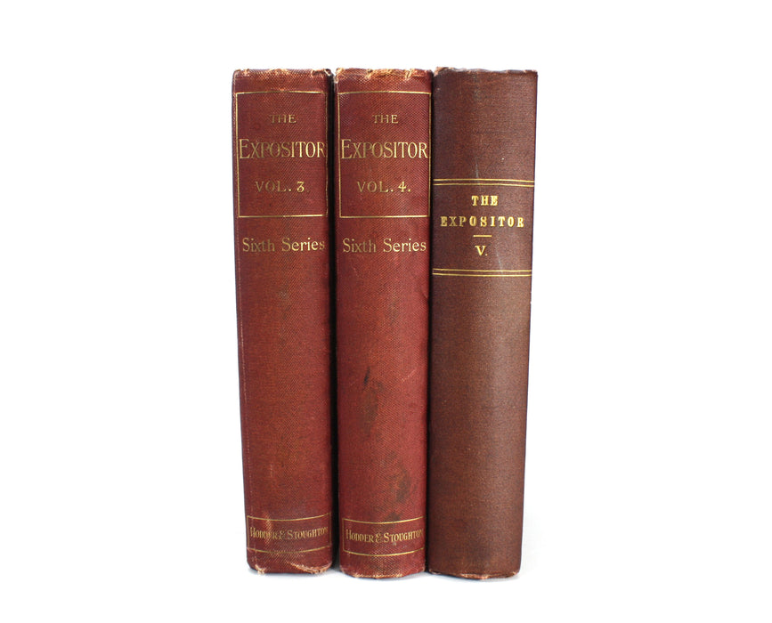 Theology Bundle: The Expositor Sixth Series book collection, 1901-1902.