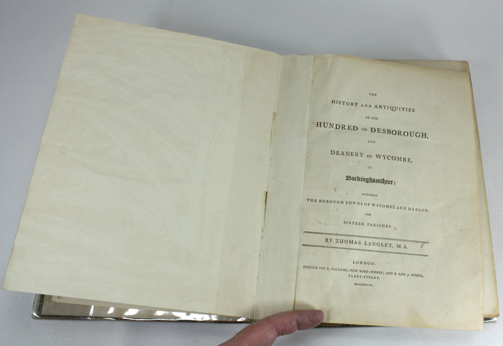 The History and Antiquities of the Hundred of Desborough, Thomas Langley, 1797