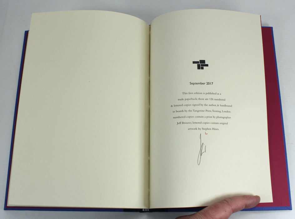 The Late Season by Stephen Hines, Tangerine Press 2017, signed, limited, lettered edition. Private Press