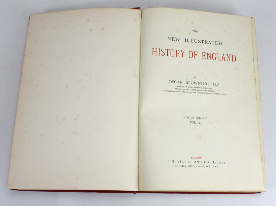 The New Illustrated History of England, 3 Volumes