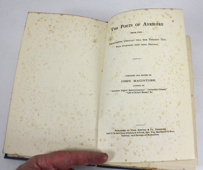 The Poets of Ayrshire, John Macintosh, 1910