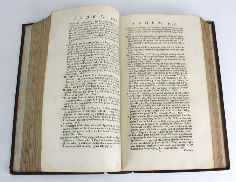 The Principal Acts of the General Assembly of the Church of Scotland, 1750-1792. 2 Vols.