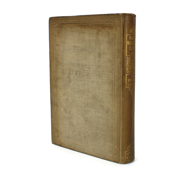 The Regent Library; Mary Wollstonecraft, by Camilla Jebb