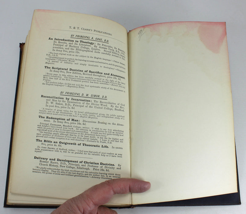The Ritschlian Theology, Alfred E Garvie, 1899