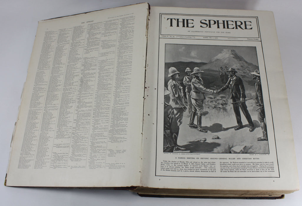 The Sphere; An Illustrated Newspaper for the Home, Vols. 2 and 3, July 7-Dec 29, 1900