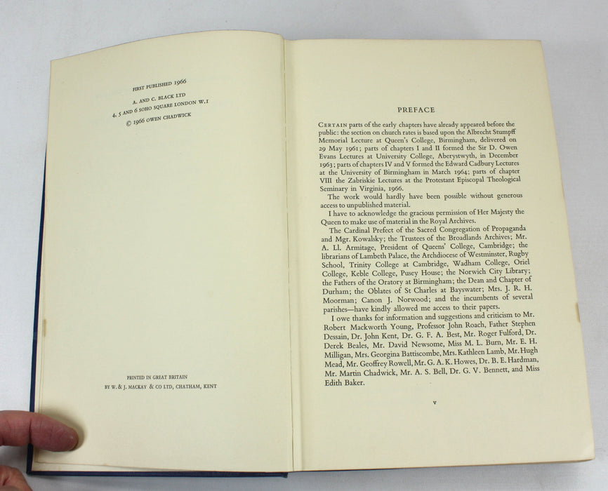 The Victorian Church, 2 Volume Set, by Owen Chadwick, 1966