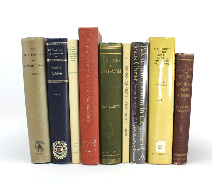Theology Bundle: Judaism and Hebrew interest book collection, Set 2