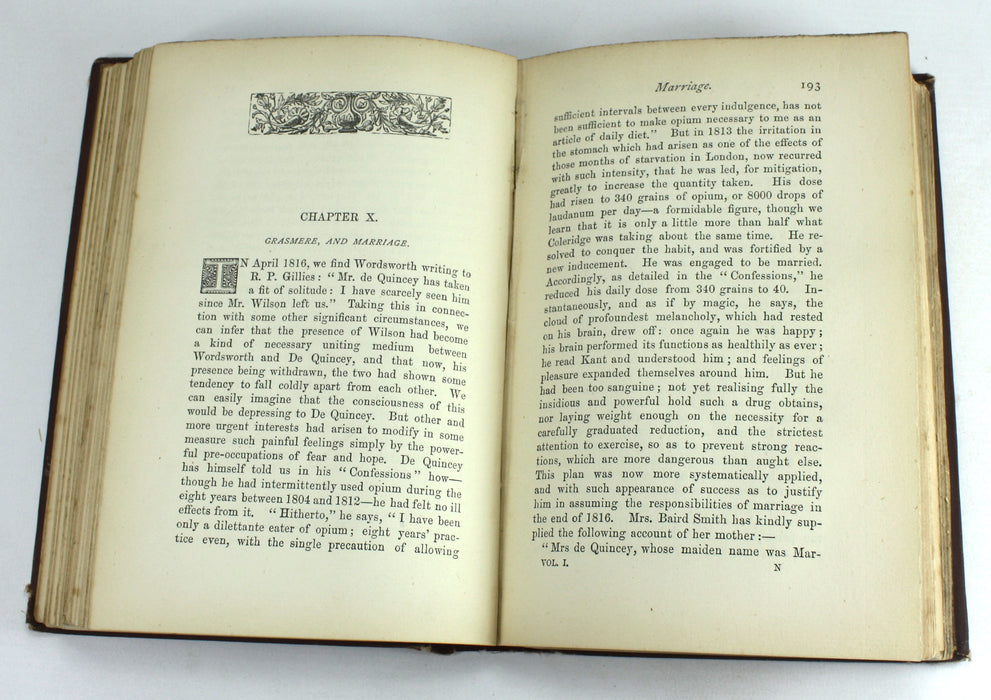 Thomas De Quincey; His Life and Writings, by H A Page, 1877