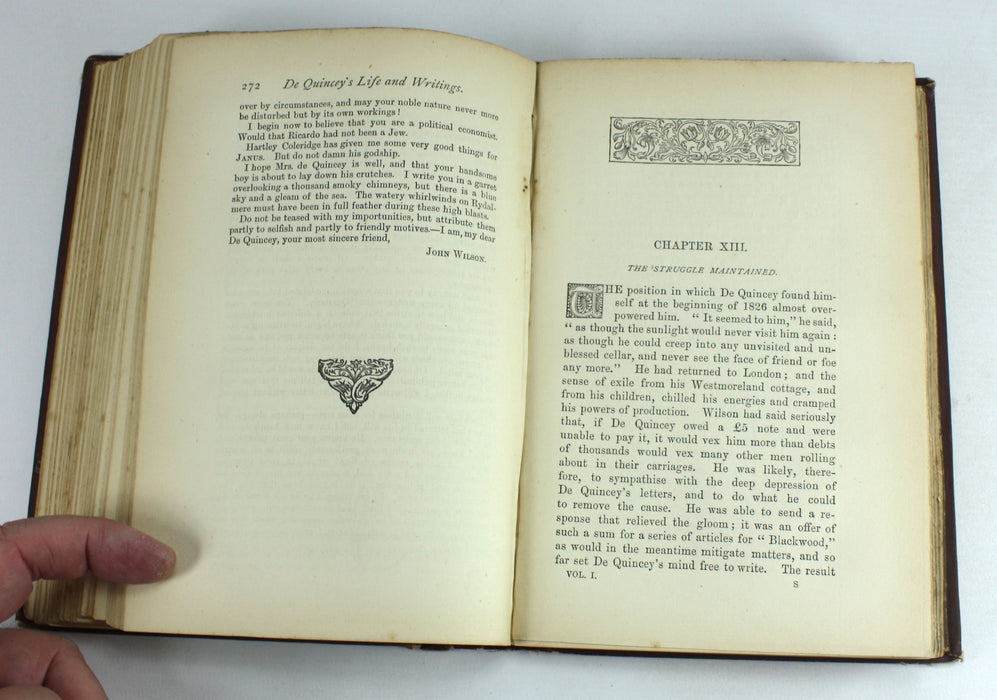 Thomas De Quincey; His Life and Writings, by H A Page, 1877