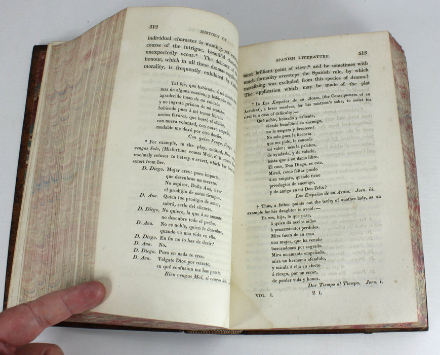 History of Spanish and Portuguese Literature by Frederick Bouterwek, trans. Thomasina Ross, 1823 first edition.