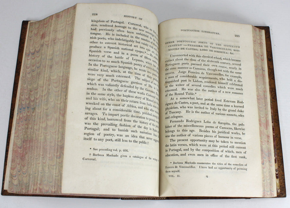 History of Spanish and Portuguese Literature by Frederick Bouterwek, trans. Thomasina Ross, 1823 first edition.