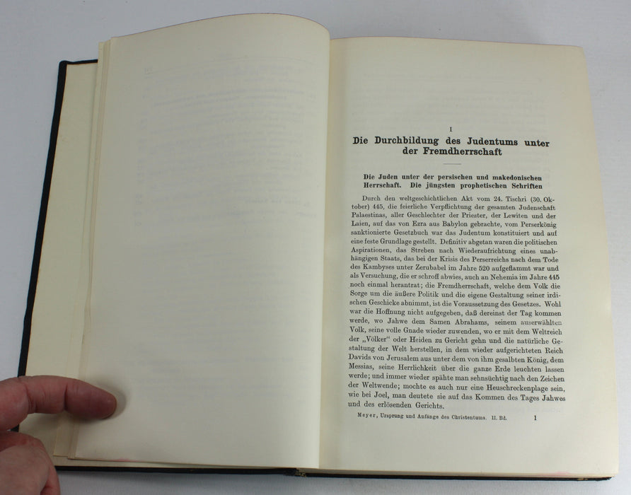 Ursprung und Anfänge des Christentums by Eduard Meyer, 3 Volumes complete, 1921-1923