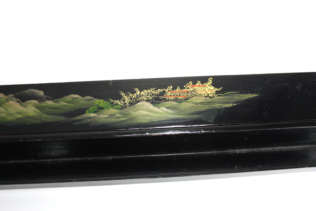 Vintage Chinese Mahjong Gaming Tile Holder Set - also Scrabble, Dominoes. Set A. Tile Rack.