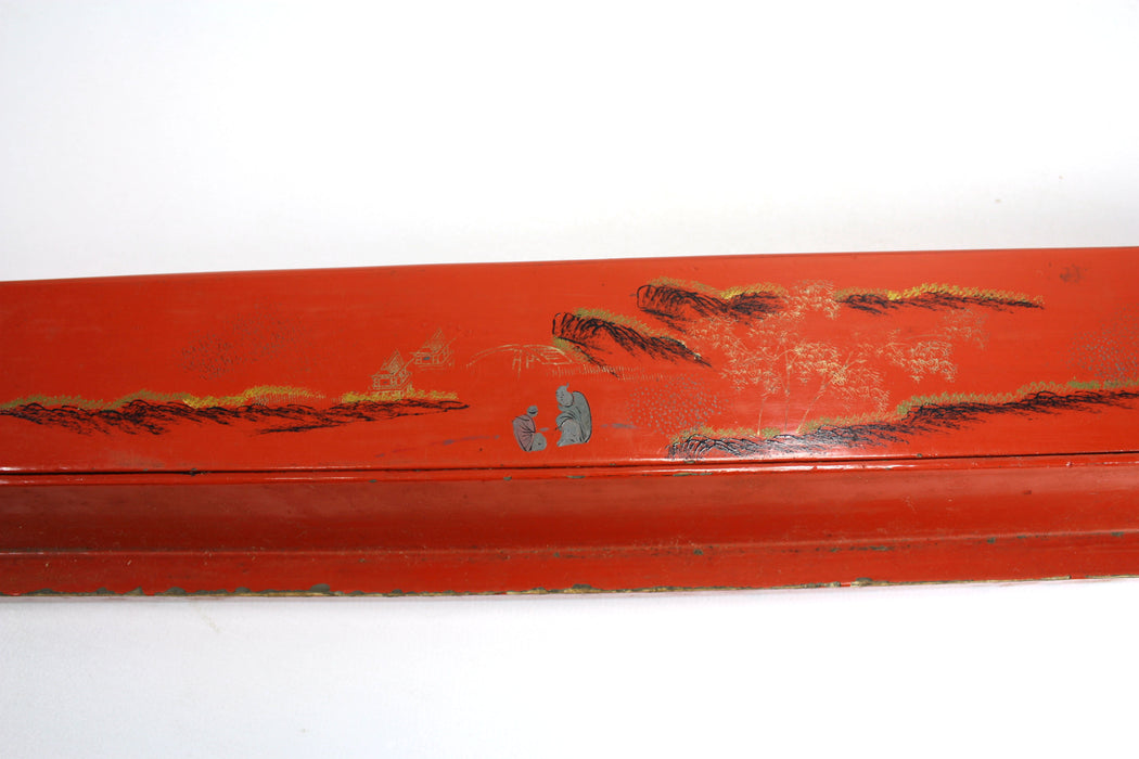 Vintage Chinese Mahjong Gaming Tile Holder Set - also Scrabble, Dominoes. Set B. Tile Rack.