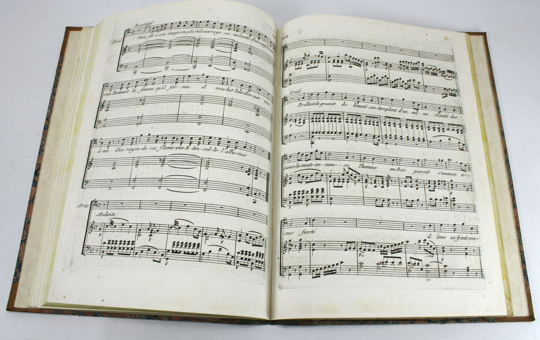 Original 19th Century Sheet Music Book, pre-Victorian era. Book M4. Haydn's La Creation du Monde.
