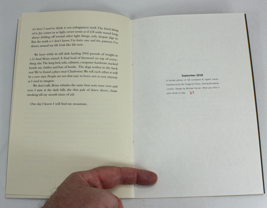 Walking Wounded Series, 6 Signed Handsewn Chapbooks, Tangerine Press 2018, Limited edition, Private Press