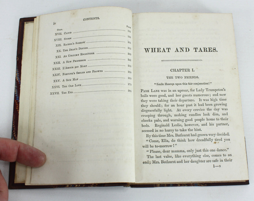 Wheat and Tares; A Tale, by Sir Henry Stewart Cunningham, 1862